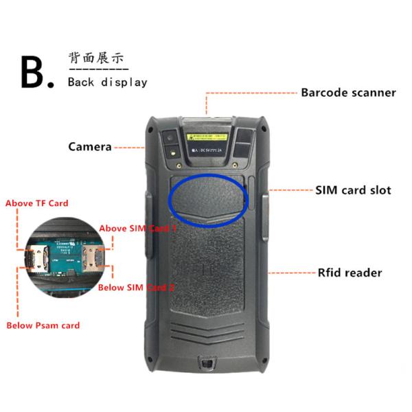 Handheld Rugged IP67 Personal Digital Assistant , 5