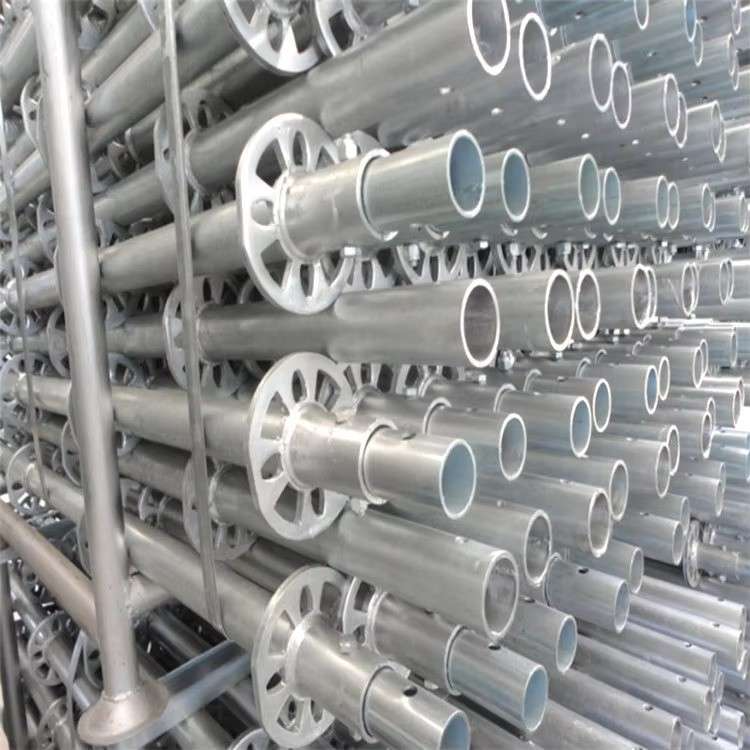Galvanized Steel Ringlock Scaffolding System with High Impact Strength and Secure Hook Locking
