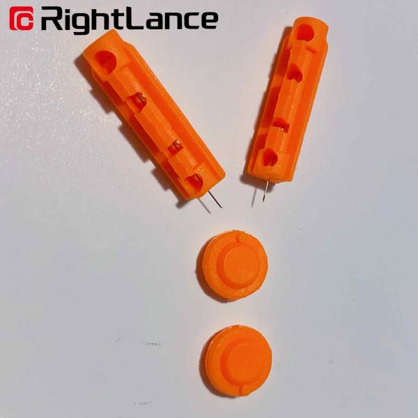 25 Gauge Disposable Twist Blood Lancet 0.25mm With Tri Bevel Needle