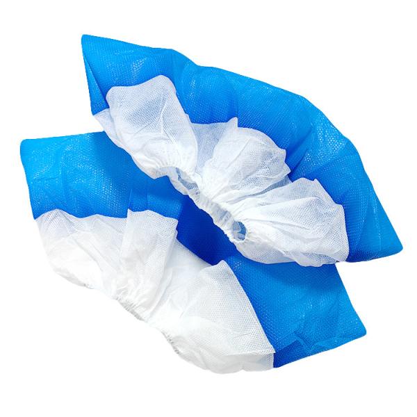 Cobertura de sapato de plástico antiderrapante espessada CPE descartável à prova de poeira