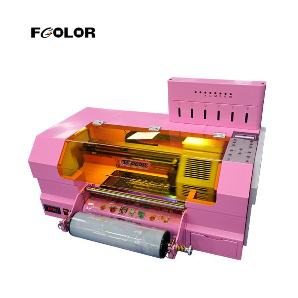 Double Sided Color UV DTF Printer 30CM Uv Roll To Roll Desktop Printer For Gift Box