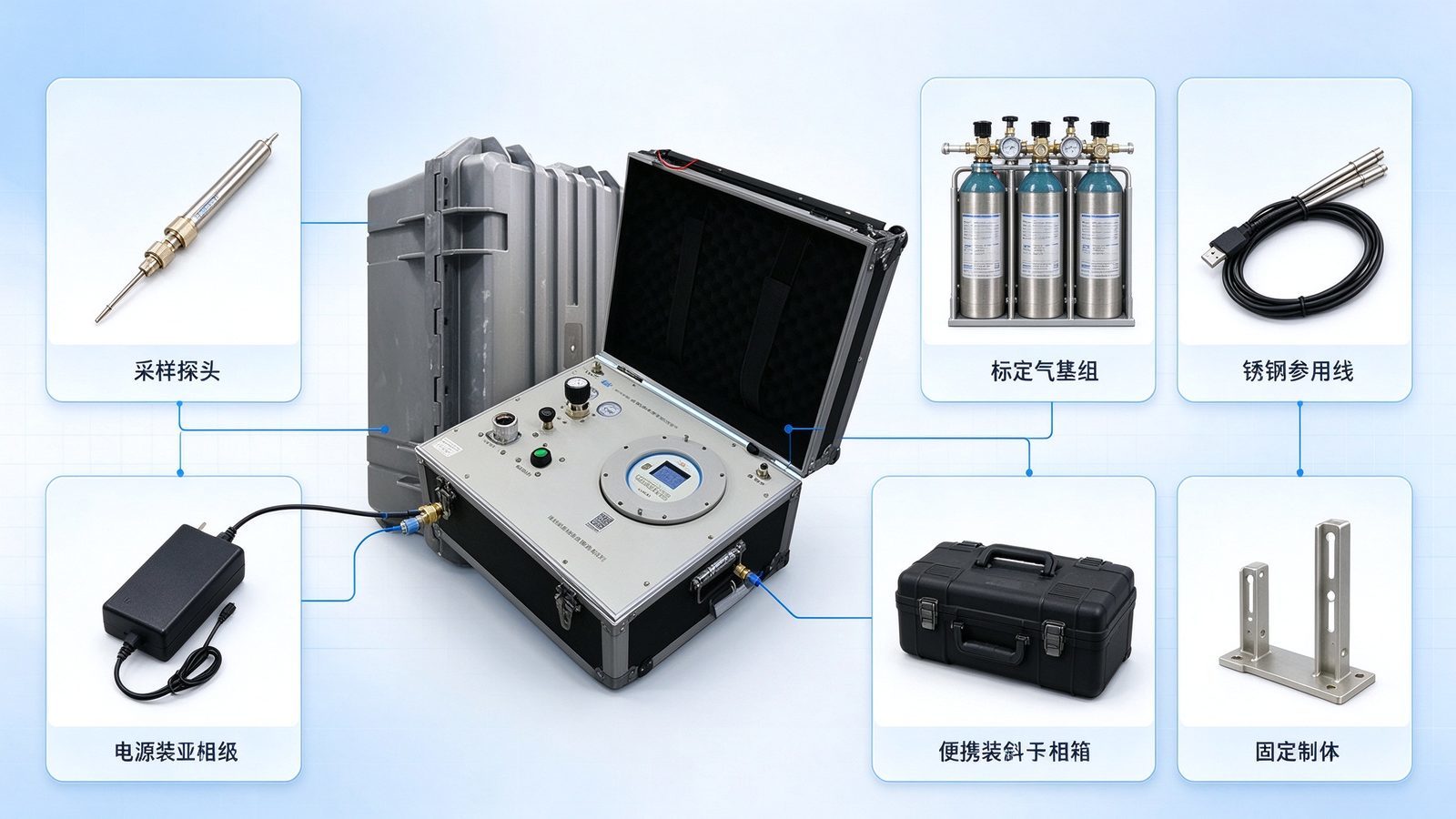 Explosion Proof Portable Gas Dew Point Meter Micro Water Analyzer For Natural Gas SF6 Field Use