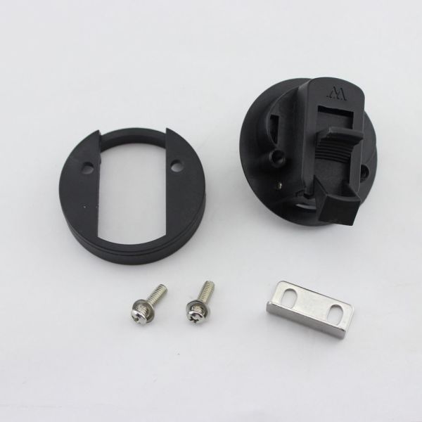 Marine Deck Slam Latch Black Pull Round Locking lift handle Flush