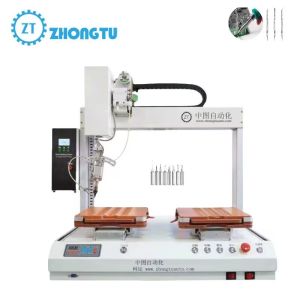 Factory hot sale 4 Axis Automatic Soldering Machine Usb Circuit Board Pcb Spot Welding Feeding Tin Robot Led Lamp Bead Rotary Soldering Machine