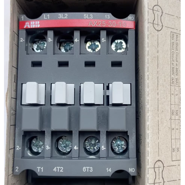 AX25-30-01-84 ABB Ac contactor Efficient reliable motor control solutions
