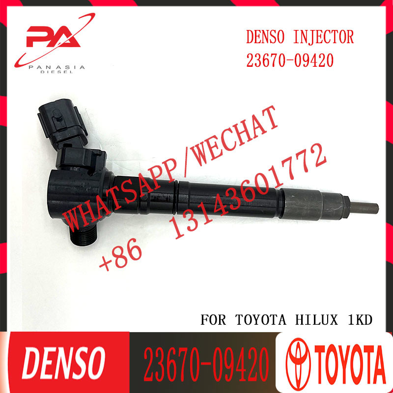295700-0550 23670-09420 Инжектор топлива для общего железнодорожного транспорта для Toyota Fortuner Hilux Land Cruiser 1GD-FTV ENGINE