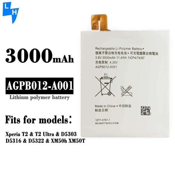 AGPB012-A001 Battery for Sony Xperia Z5 Dual E6883 E6853 Z5 Plus 3430mAh 3.8V in Black