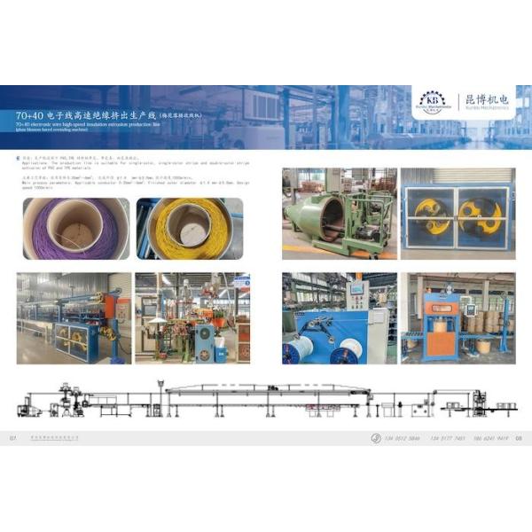 High-Speed Electronic Wire Extrusion Line with Double-Layer Insulation and Intelligent Control System