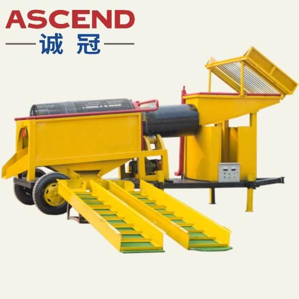China Ascend Gold Washing Plant Equipamento de empilhamento de minério para países africanos