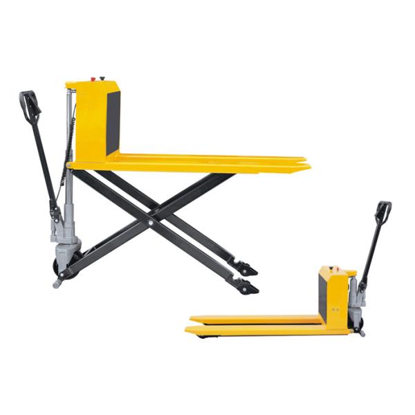 Electric Scissor Lift Pallet Jack 12V 100AH Labour Saving 181kg Service Weight