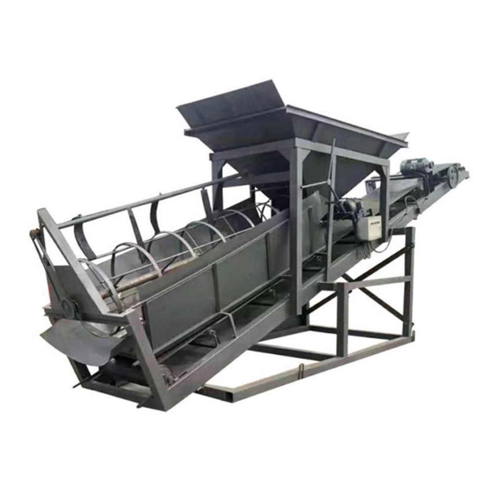 Custom-made High Efficiency Stainless Steel Drum-Type Rotary Screen Sand Washer with Belt Conveyor