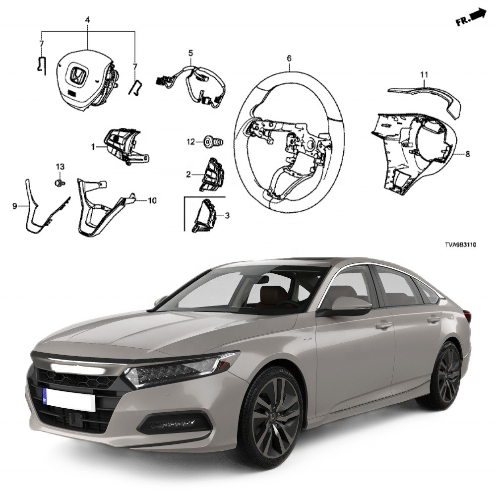OEM 77801-TVE-H00ZA ABS Full Range Car Accessories for Honda Accord 18-22 100% Tested