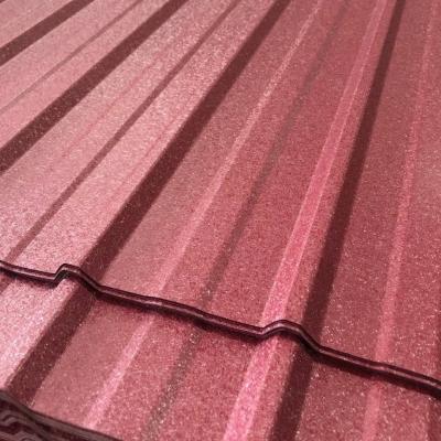 telhado de 914mm Matte Prepainted Galvanized Steel For