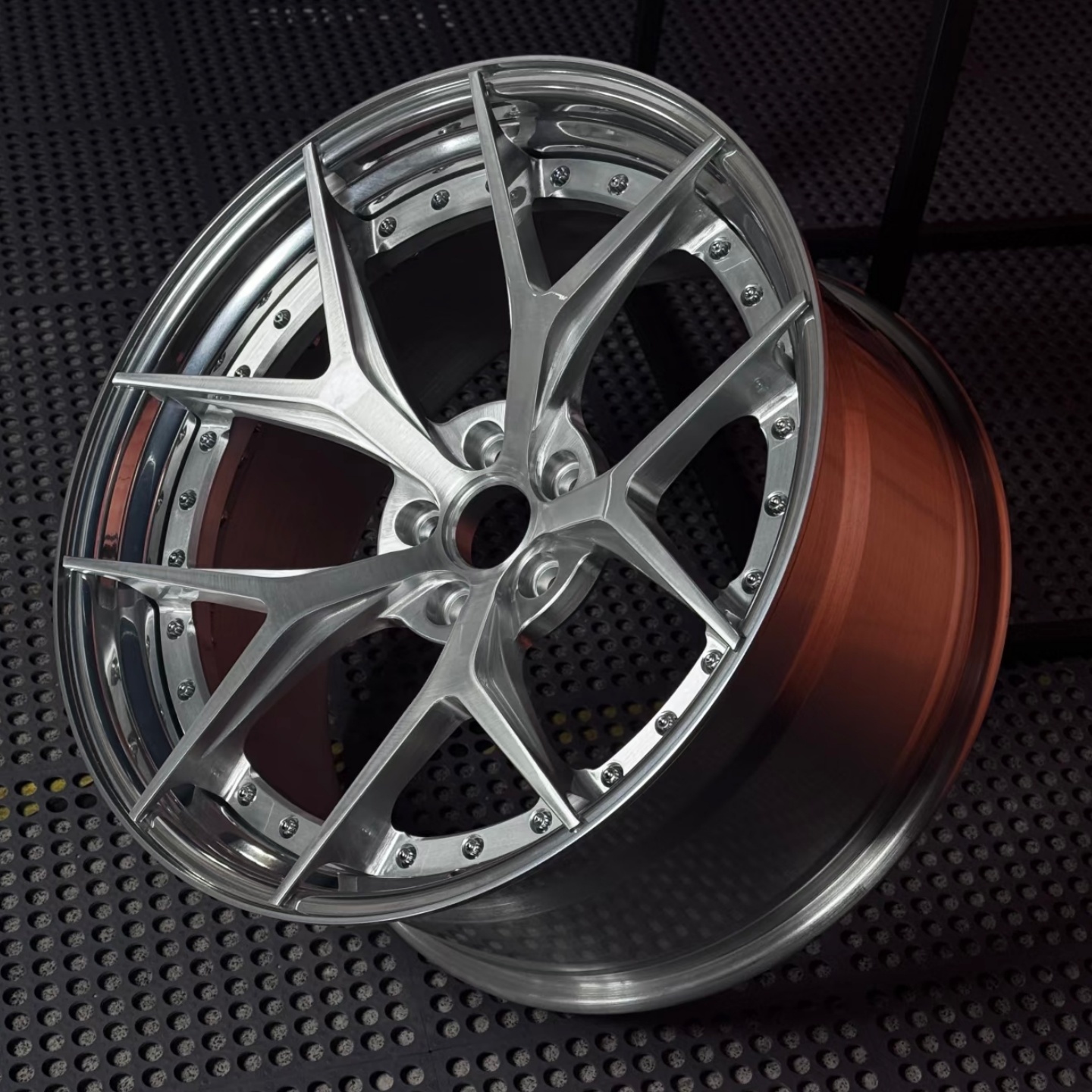 Bestselling2 Piece Forged Wheels 16-24 Inch 5x112 5x120 Car Wheel RS2 Deep Lip  Forged Wheels for BMW M3 F80