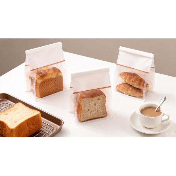 Custom Bread Bag With Tin Tie For Food Packaging