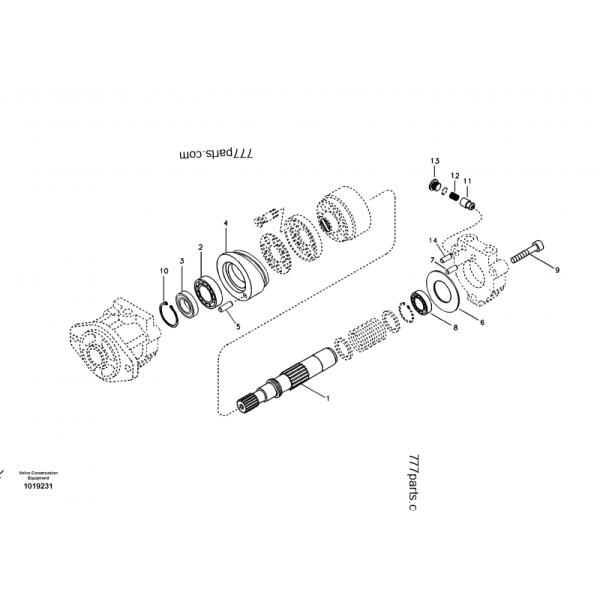 Msf-23 14531612 60248398 Вентилятор, двигатель, насос гидравлический Sy500 Sy485