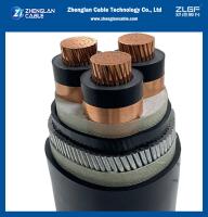 12.7/22 kV XLPE cabo de média tensão de baixo fumo sem halogênio Cable de energia blindado com faixa vermelha Normas SANS 1339