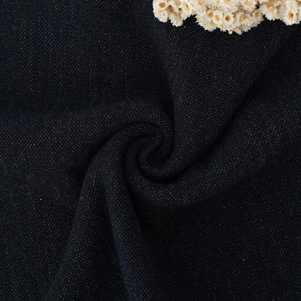 Soft Cotton French Terry Fabric Woven 330gsm Pure Color Combed Texture