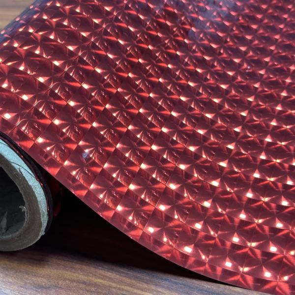 Metallized Colorful 3D Optic PET 35 Micron Fresnel Multiple Lens Film