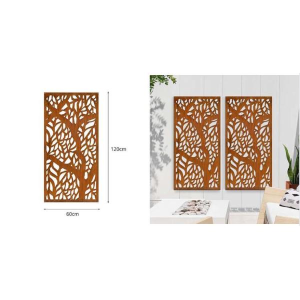 На открытом воздухе лазер искусства стены скульптуры металла отрезал панели Corten стальные