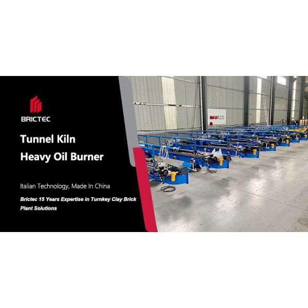 Industrial Heavy Oil Burner with Dual Fuel Capability for High Efficiency and Energy Saving in Tunnel Kiln