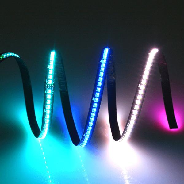 SMD 5050 HD107S DC 5V 144LED / M 43W Dream Color Adressable Digital RGB Flexível LED Light Strips