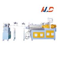 Machine d'extrusion à double vis à bande transporteuse refroidie par air pour laboratoire de recherche