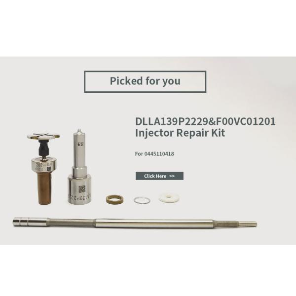DLLA139P2229 Common Rail Nozzle For Injectors 0445110418/520