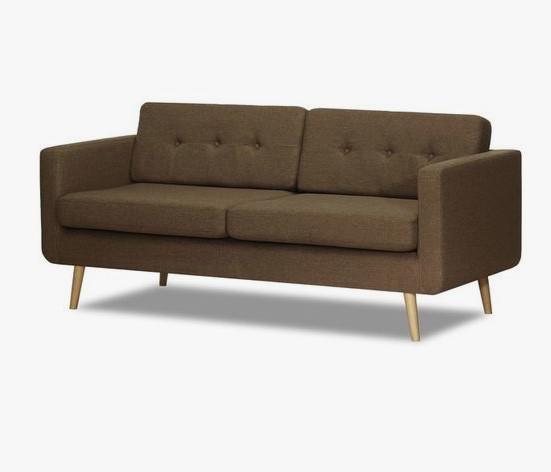 ISO9001 Approval Hotel Lounge Sofa 2 Seater Corner Couch Ergonomic Design