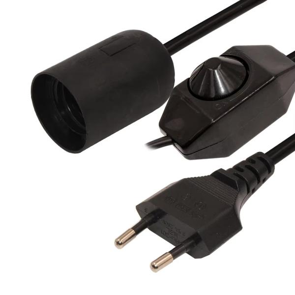 ヒマラヤ岩塩ランプ用調光可能 EUプラグ E27電球ホルダーケーブル