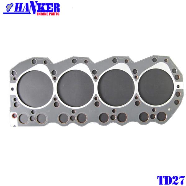 Nissan TD27 Engine Cylinder Head Gasket Set 11044-43G02 11044-43G03 11044-43G01 Steel Forklift Parts