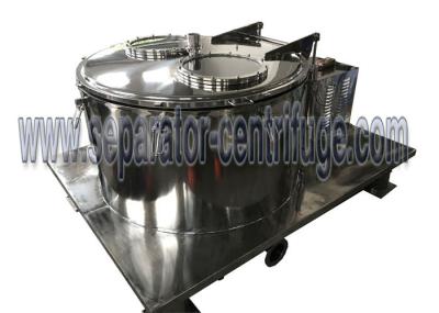 Tipo modelo tipo centrifugador do PLC de PPTD da cesta para a extração do óleo essencial do cânhamo