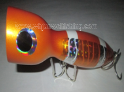 15cm/100g 18cm/125g new style wooden popper  trolling bait fishing lure