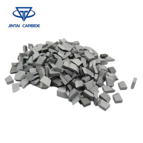 OEM Cemented Carbide Tips / Tungsten Carbide Saw Tips For Cutting Wood Hard Materials