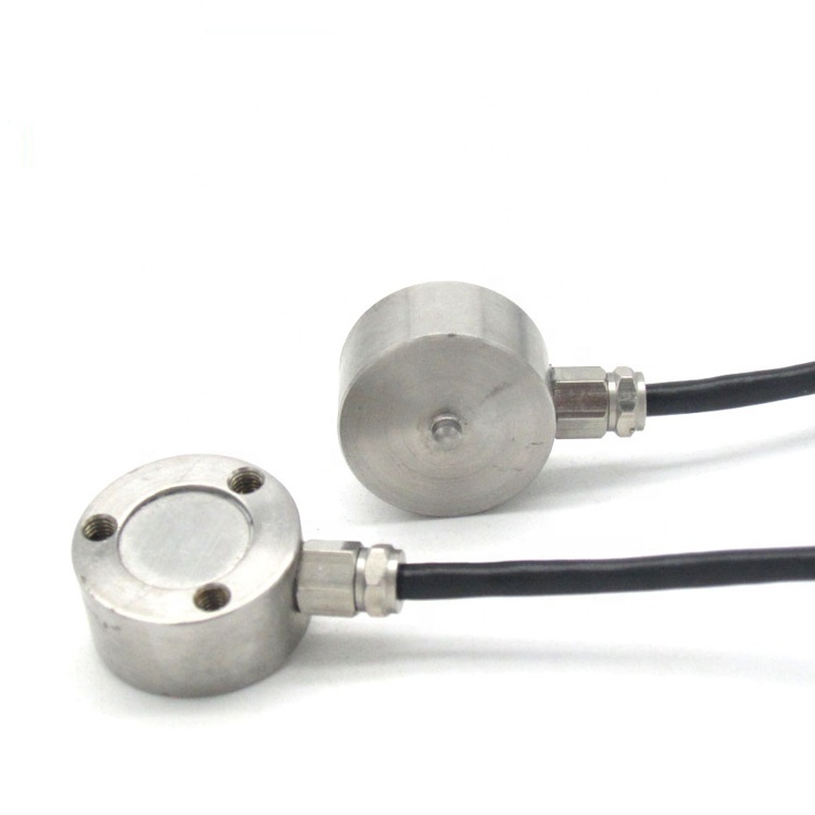 Sensitity 1.5±0.2 % mv/v Sub Miniature Button Load Cell 300kg 500kg with High