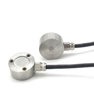 Sensibilité 1.5±0.2 % mv/v Cellule de charge à bouton subminiature 300kg 500kg avec haute sensibilité et théorie du capteur de résistance
