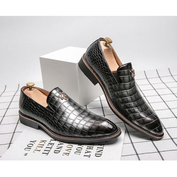 Trendy And Fashionable Men Leather Shoes Formal Attire Pointed Leather Shoes