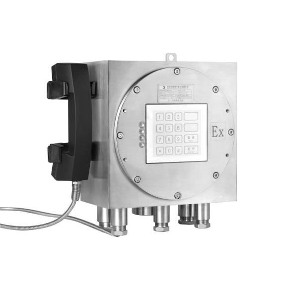 SS304 SS316 исправило промышленные телефоны со звуком и светом IP