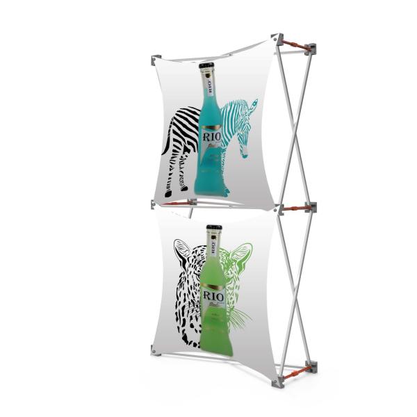 Subway Exhibition Fabric Pop Up Banner Stands Foe Trade Show Event Diaplay