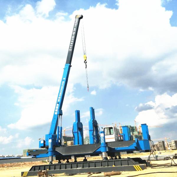 360T 11° Steering Hydraulic Piling Machine For Building Construction