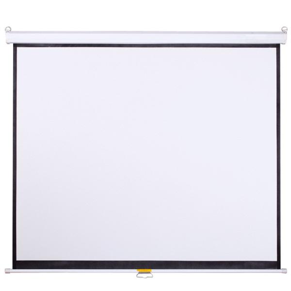 100 4:3 Manual Pull Down projection projector screen HD 3D TV home theater glass beaded