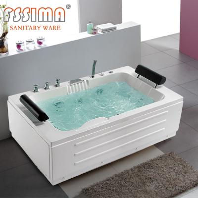 Banheira interna 1750mm da massagem da hidroterapia dos termas da banheira de hidromassagem do redemoinho de 2 pessoas