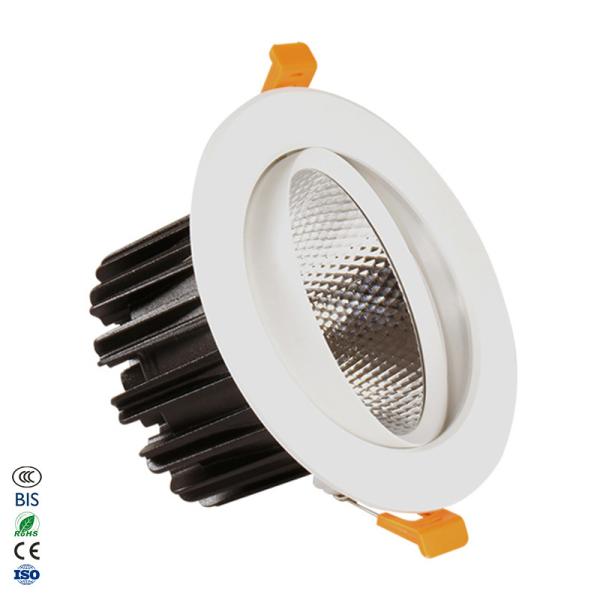 5W 10W 15W COB round ceiling recessed downlight led spotlight,spot light,spotlight, white and black in bedroom