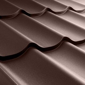 Рыжая матка RAL8017 Коричневая стенная облицовка 40 лет Гарантия Текстурированная стальная катушка Покрашенная оцинкованная стальная металлическая крыша