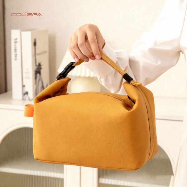 Oxford Fabric Minimalist Buckle Insulated Lunch Bag Picnic Day Carrier Thickened Waterproof Oil-Resistant Insulated Bag in Stock