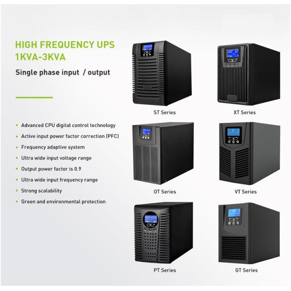 Двойная конверсия трехфазной башни UPS 15КВА Сверхпоток защитить регулируемые номера батареи онлайн UPS