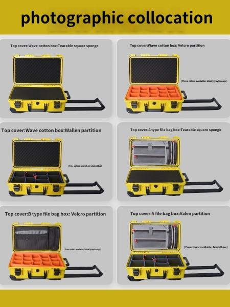 Easy To Carry Waterproof Hard Case high Safety Lockable Convenient Handle