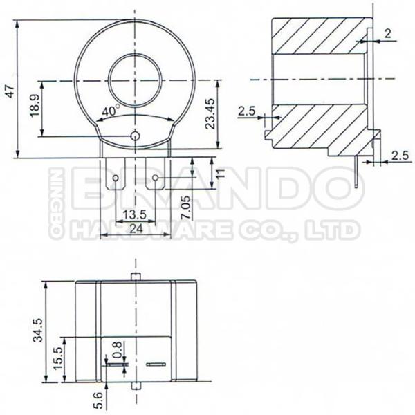 катушка вапоризатора редуктора давления газа LPG CNG отверстия 17mm электронная