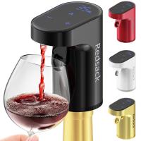 Dispensador de vino portátil ABS de silicona de grado alimenticio con batería de 1200 mAh y pantalla táctil LED