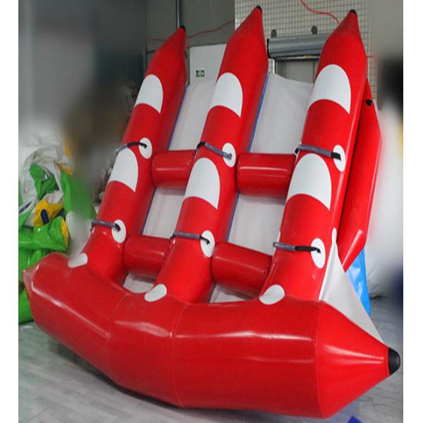 Huge Inflatable Water Park Adults Inflatable Flying Fish Tube For Funny